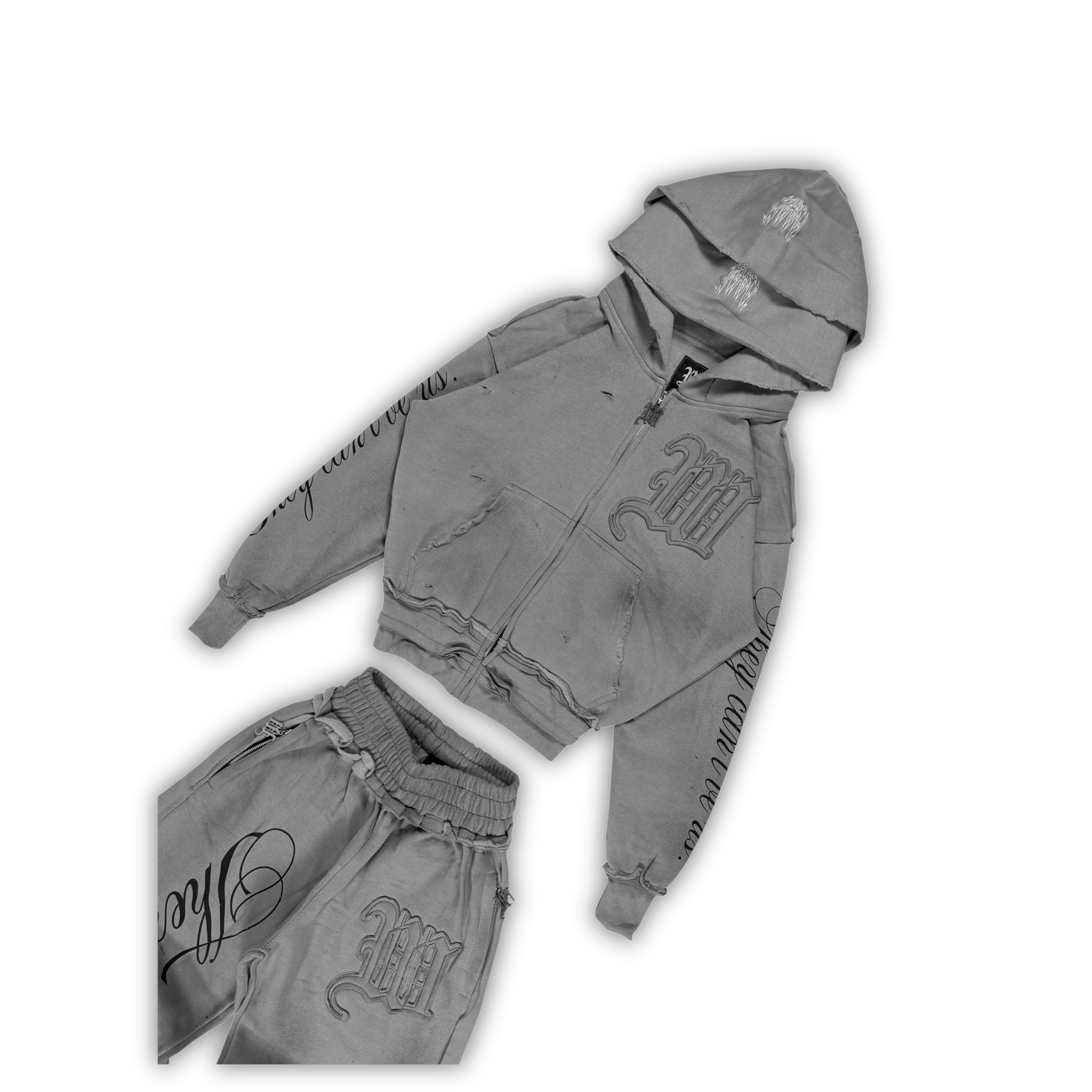 "RAW CEMENT" HIDDEN SINS SWEATSUIT