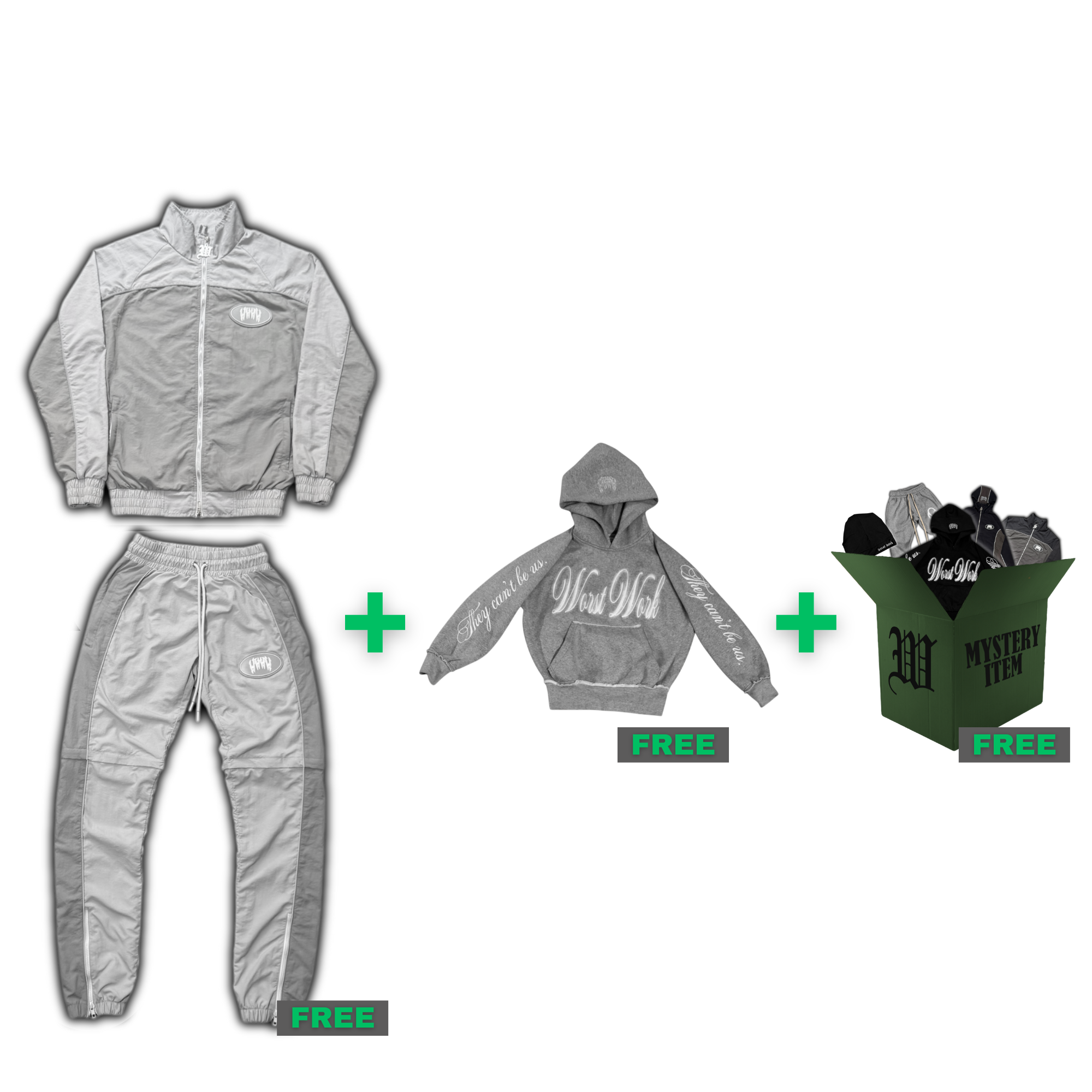 PLATINUM SHELL JACKET + 3 FREE BUNDLE