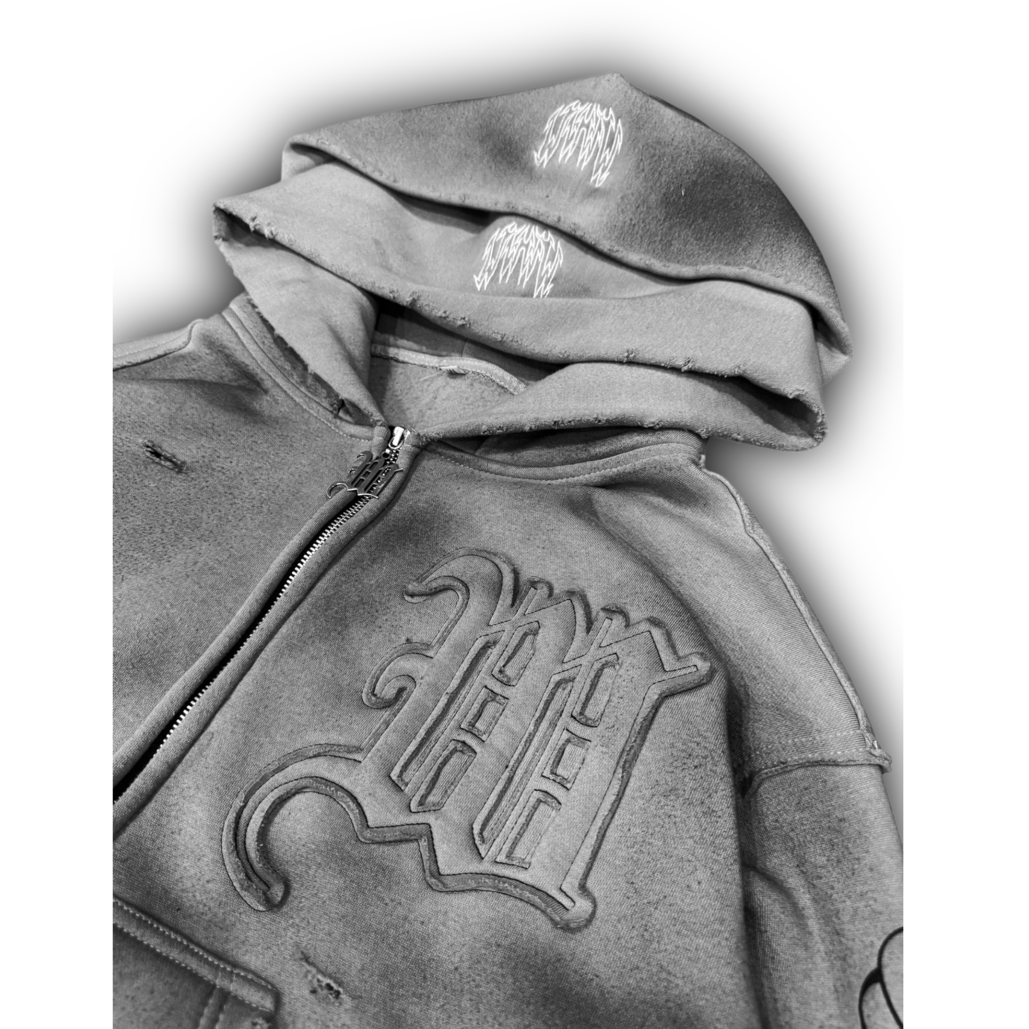 "RAW CEMENT" HIDDEN SINS HOODIE