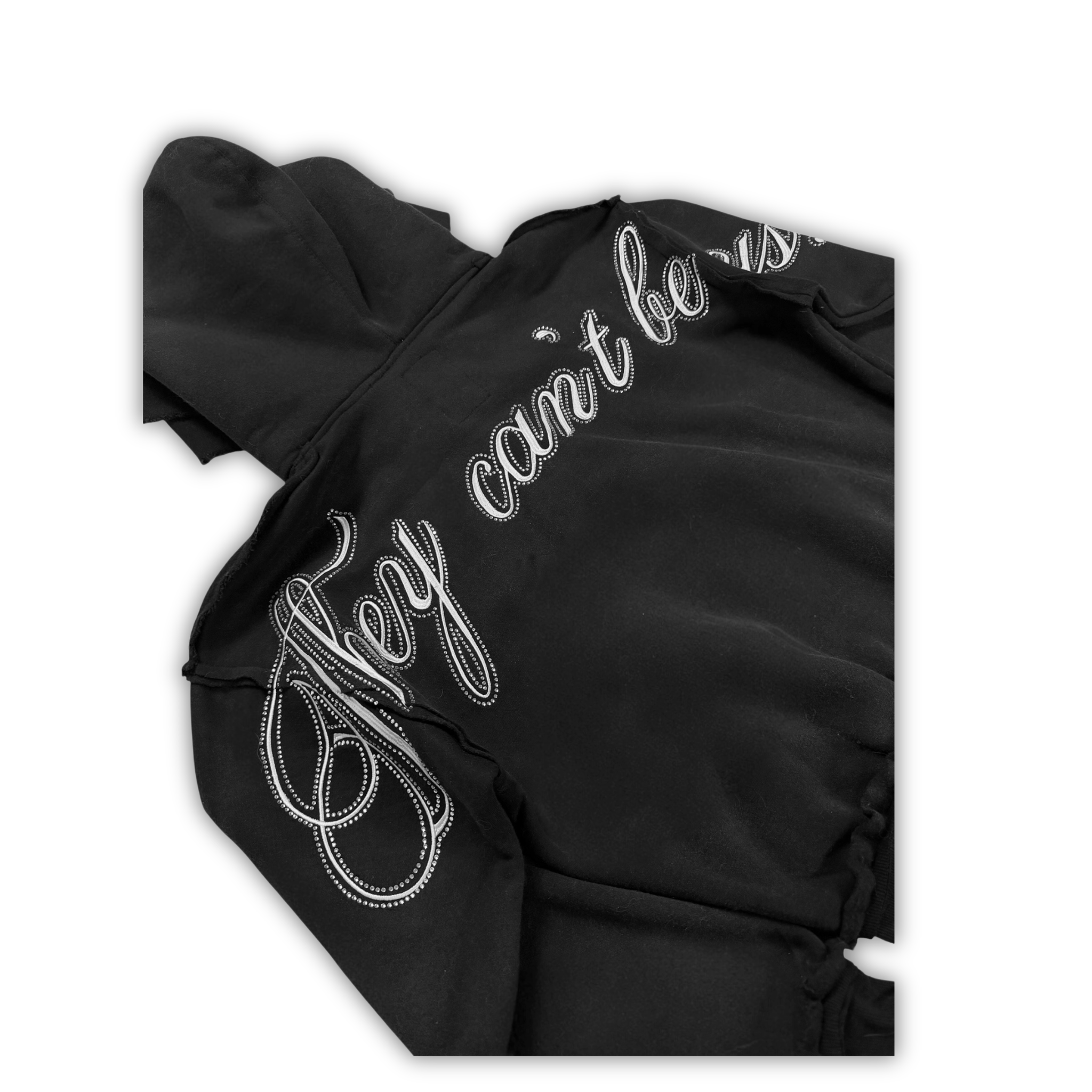 "ASPHALT" CRYSTALIZED SWEATSUIT