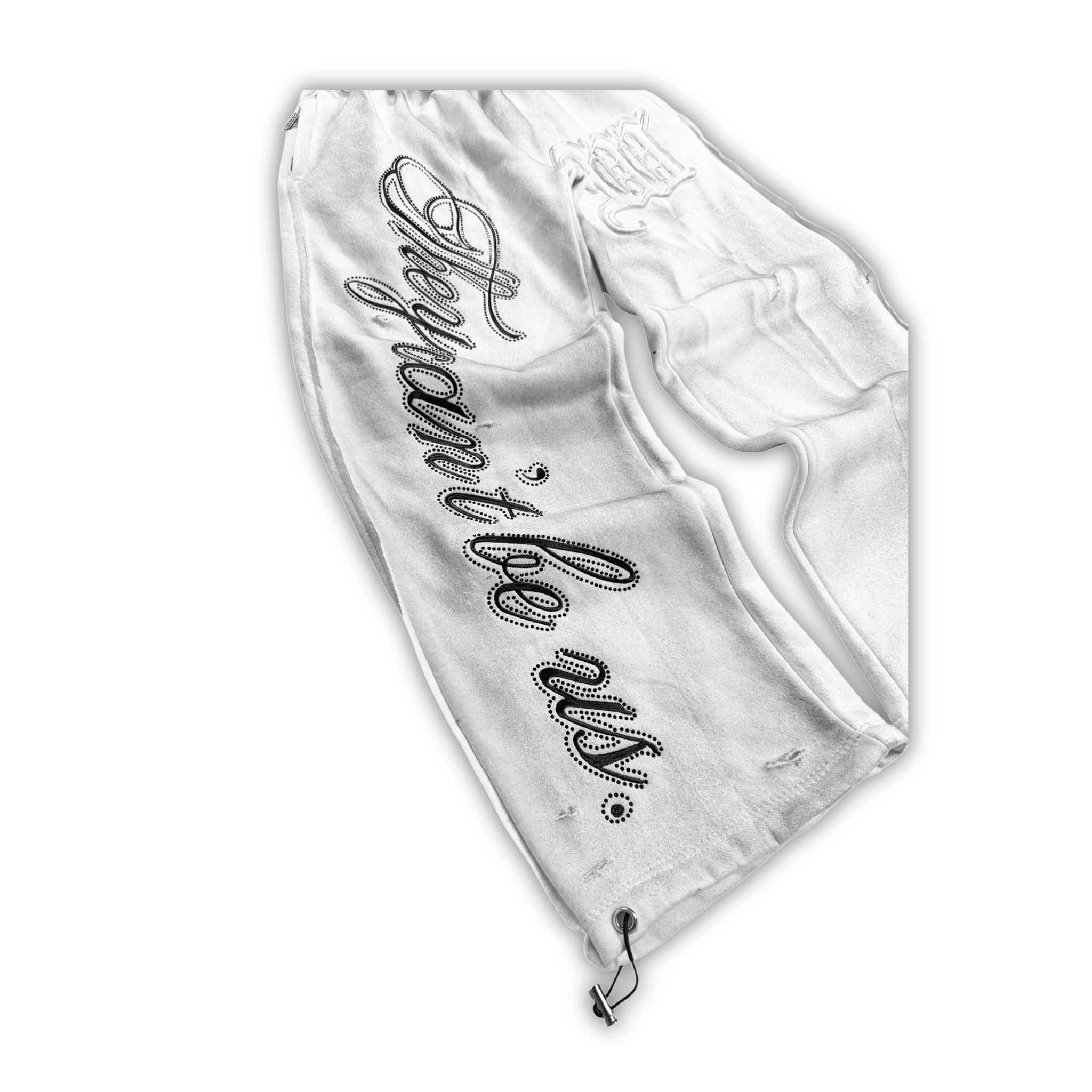 "DIRTY SNOW" CRYSTALIZED SWEATS