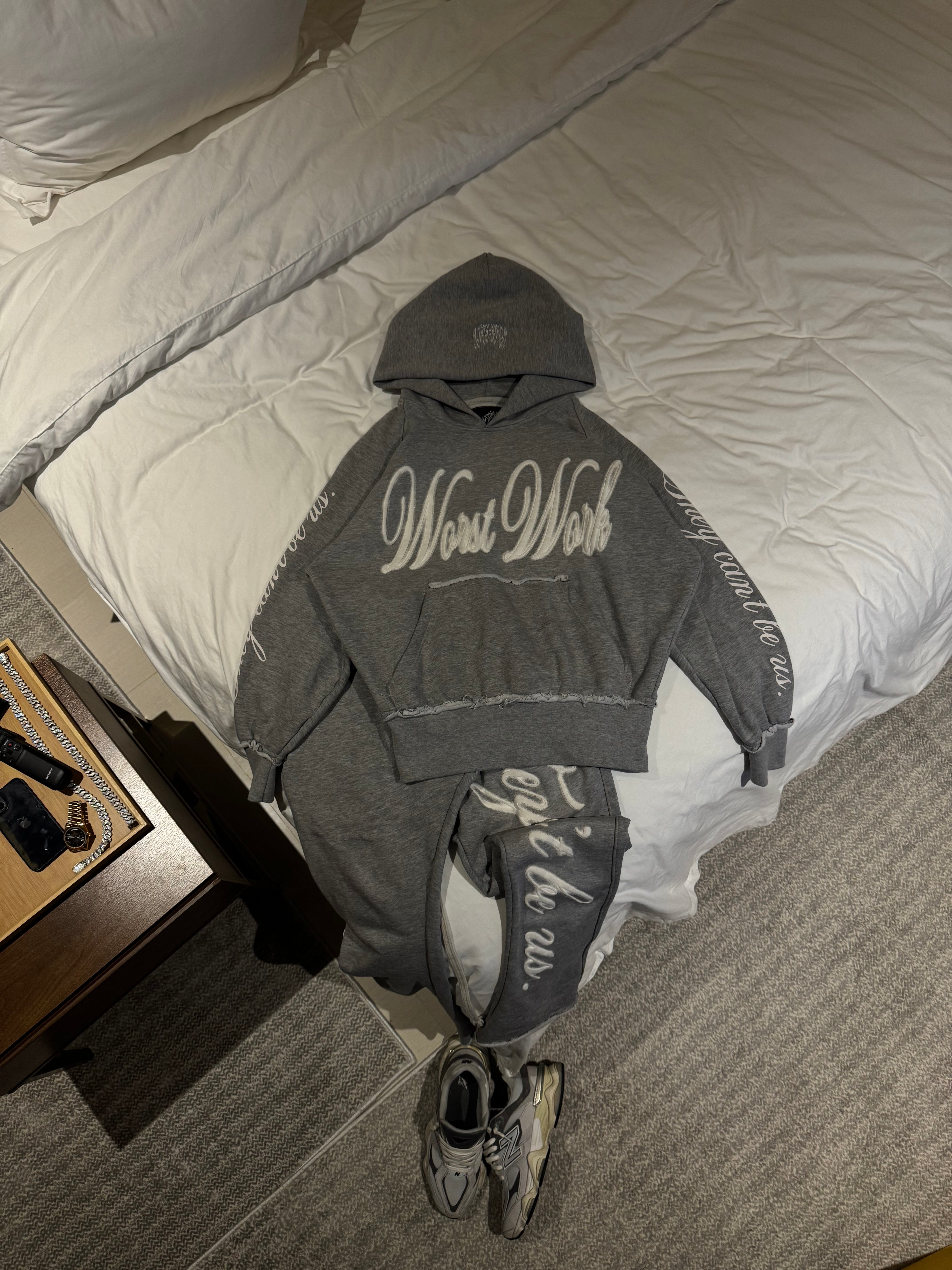 BLUR HOODIE GREY + 3 FREE BUNDLE