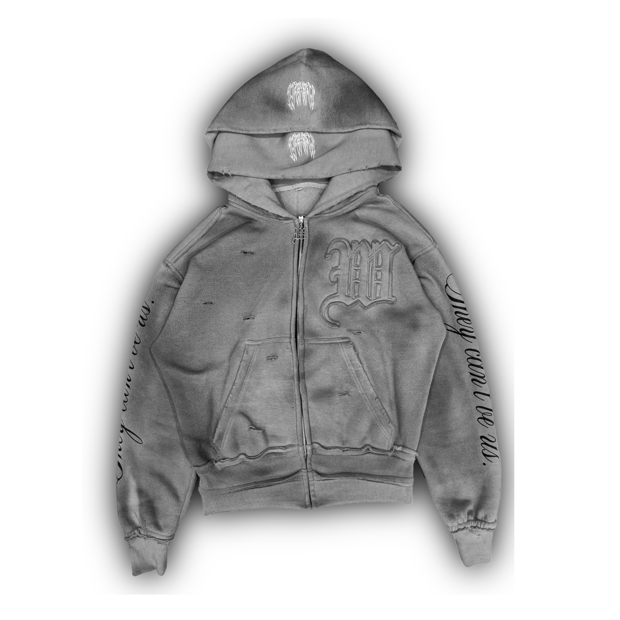 "RAW CEMENT" HIDDEN SINS HOODIE