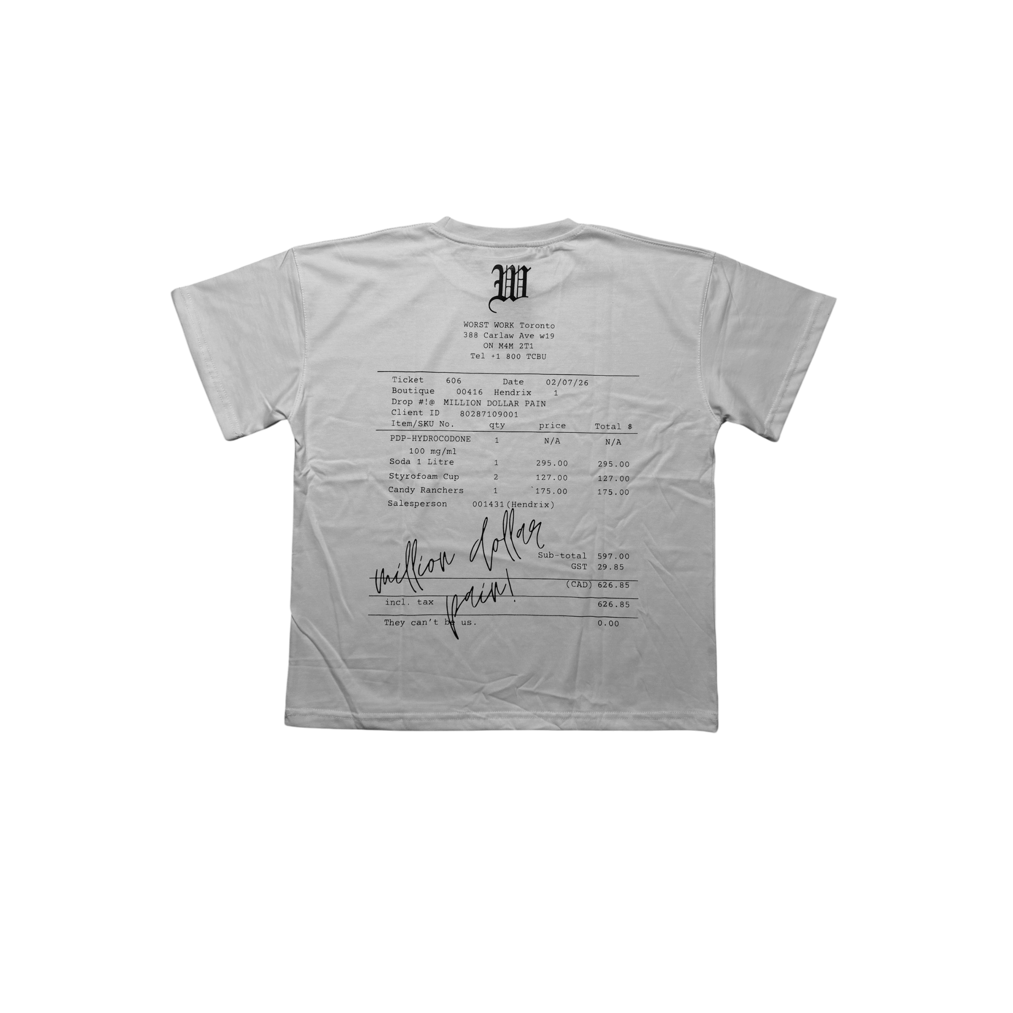 "HYDRO" TEE - WHITE