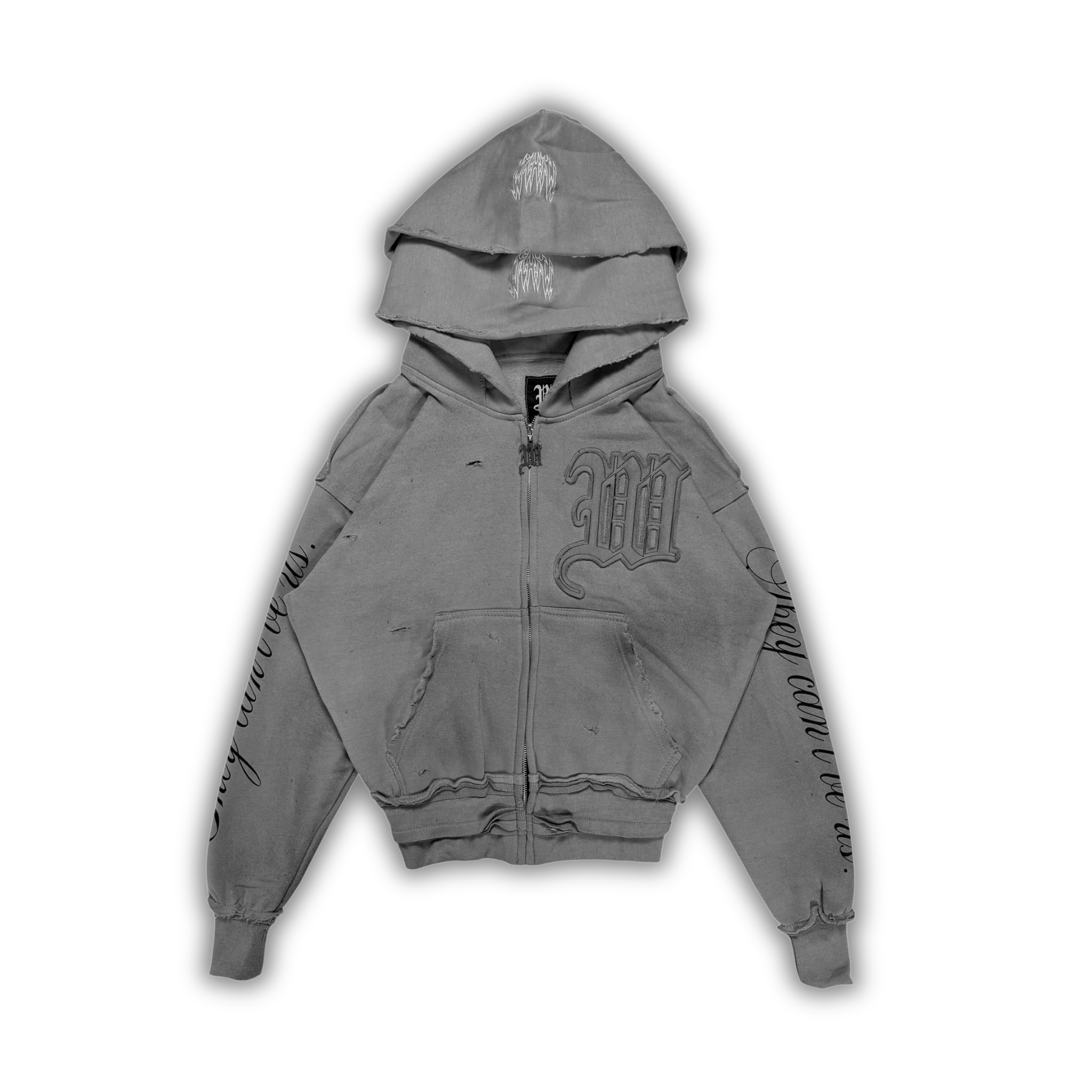 "RAW CEMENT" HIDDEN SINS HOODIE