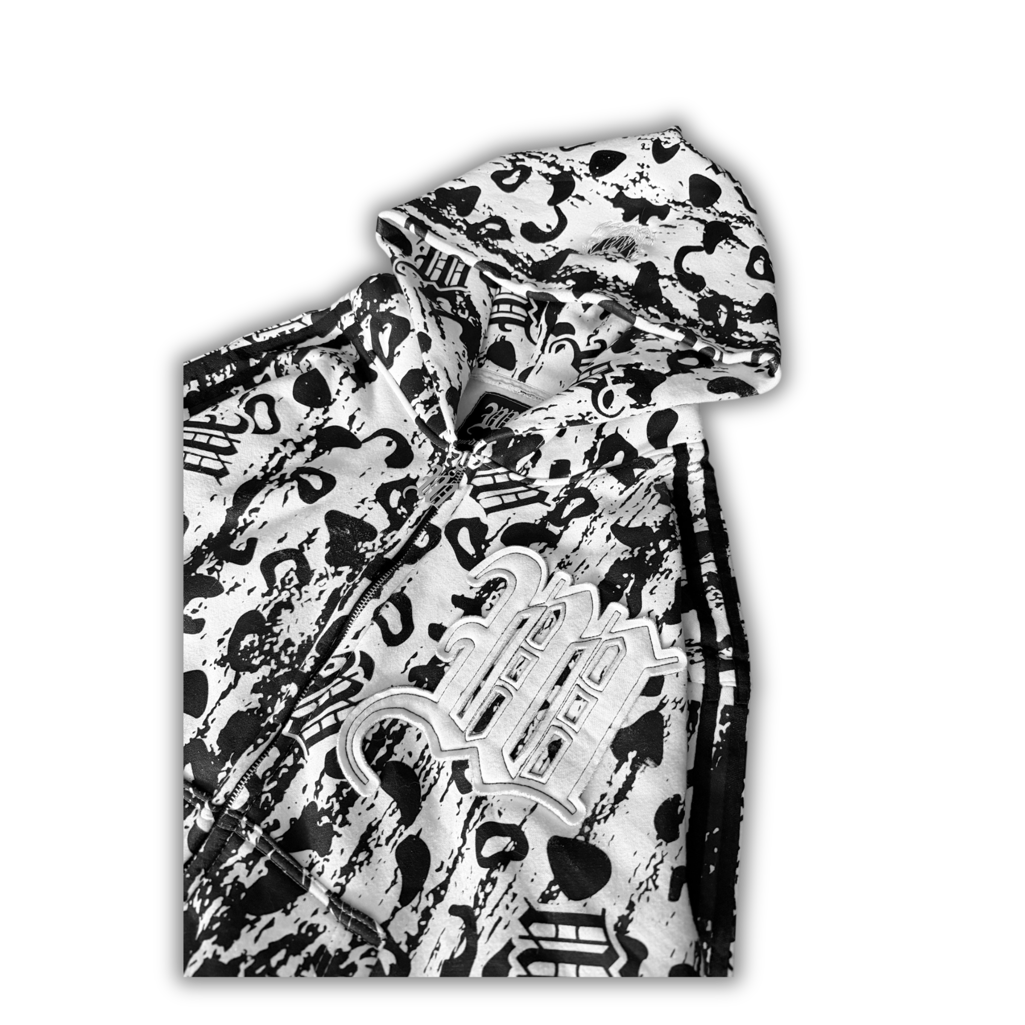 "SNOW" LEOPARD SWEATSUIT