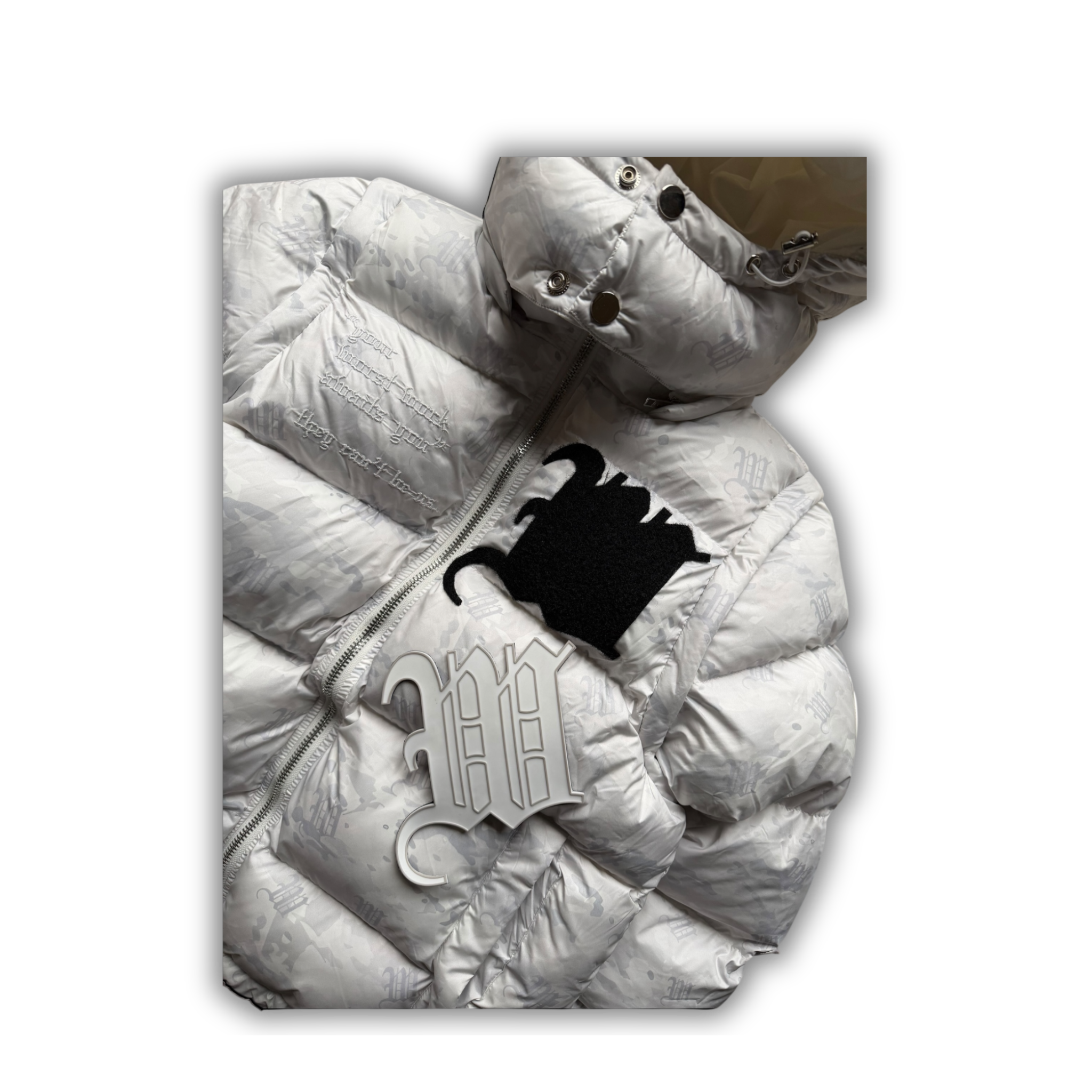 SNOW CAMO 3 IN 1 PUFFER