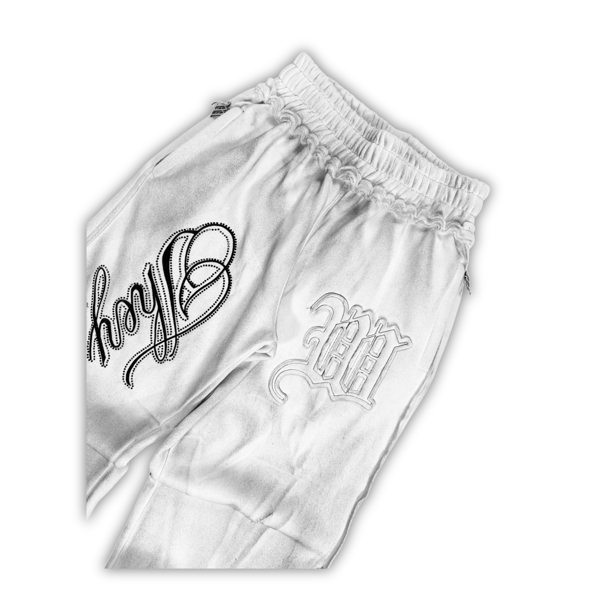 "DIRTY SNOW" CRYSTALIZED SWEATS