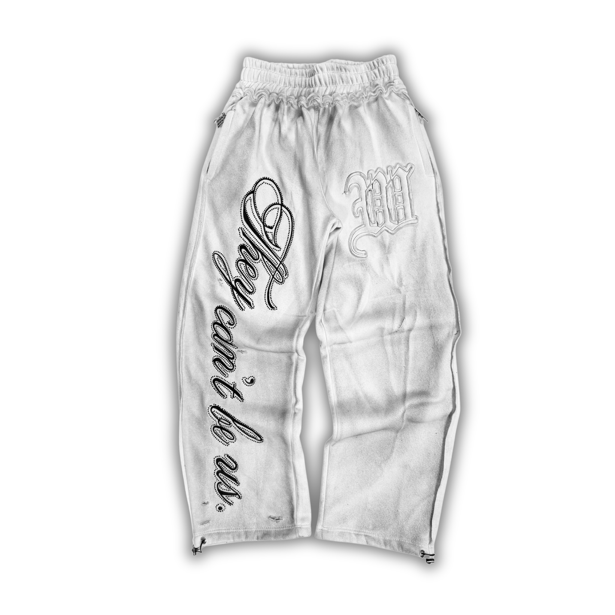 "DIRTY SNOW" CRYSTALIZED SWEATS