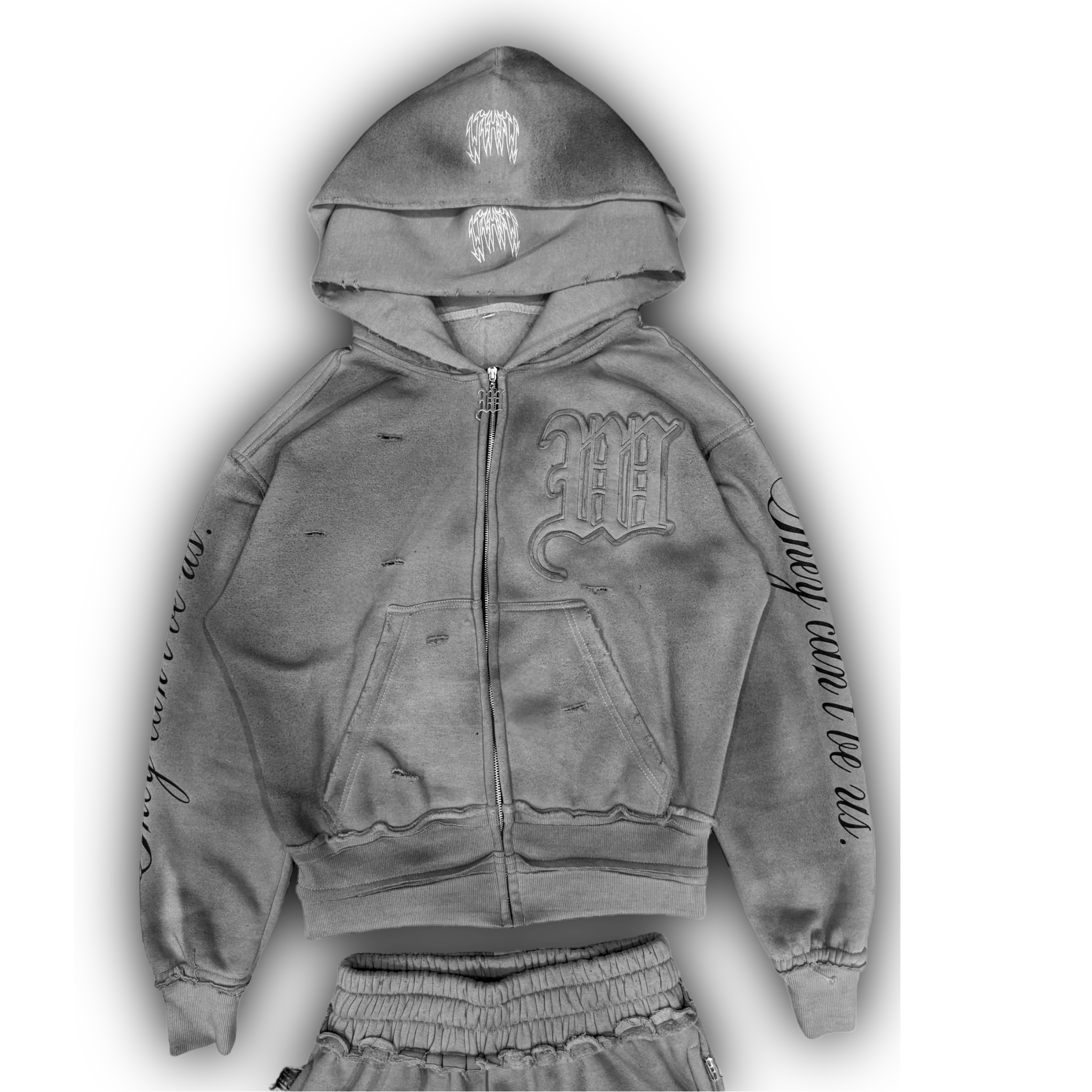 "RAW CEMENT" HIDDEN SINS HOODIE