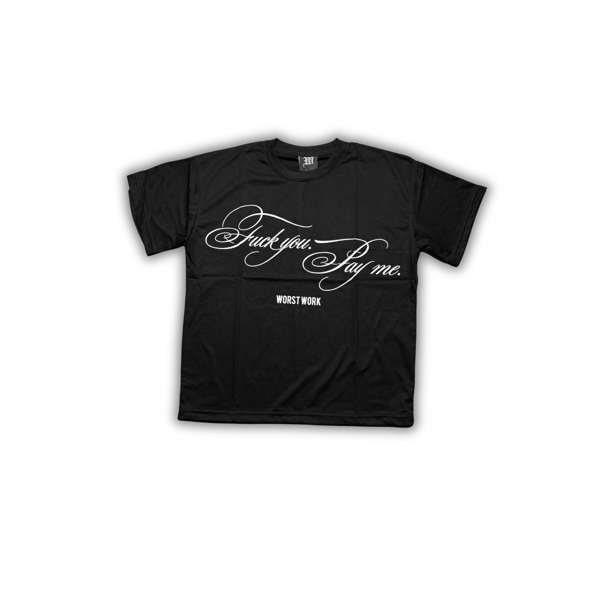 "OVERDUE" TEE - BLACK