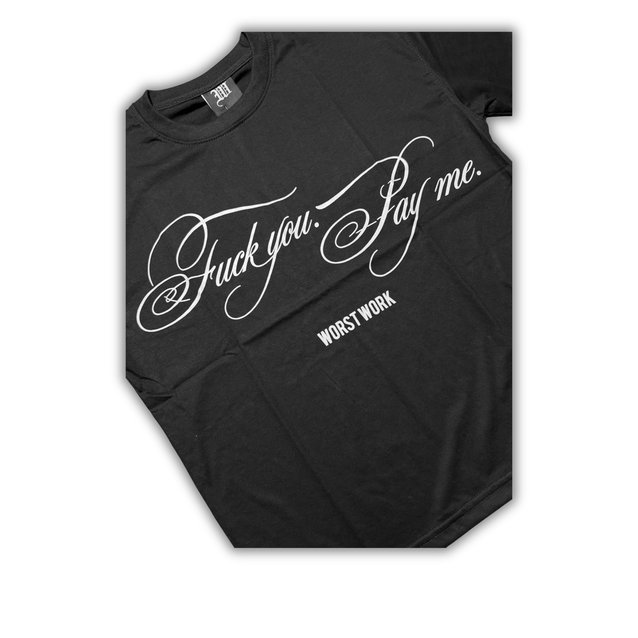 "OVERDUE" TEE - BLACK