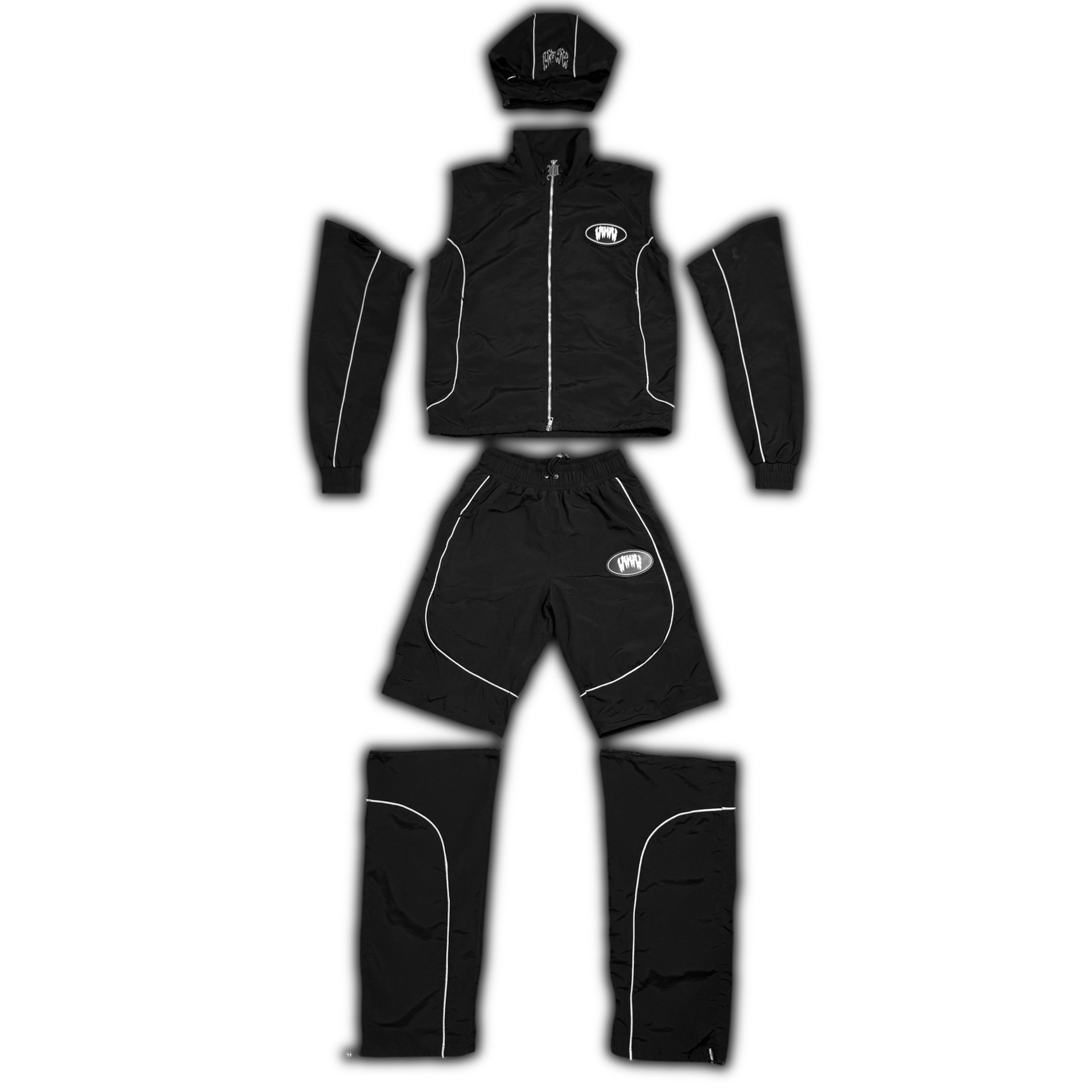 BLACK 5 IN 1 TRACKSUIT
