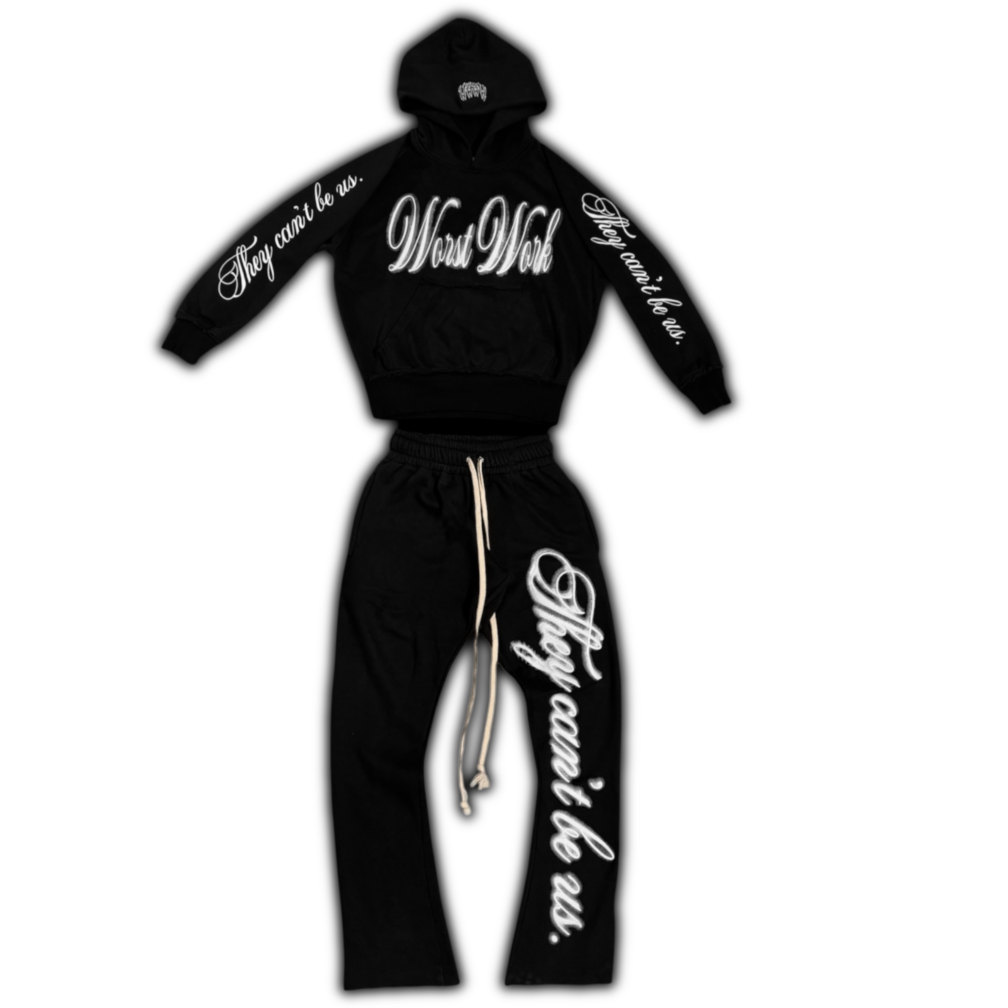 BLUR SWEATSUIT BLACK