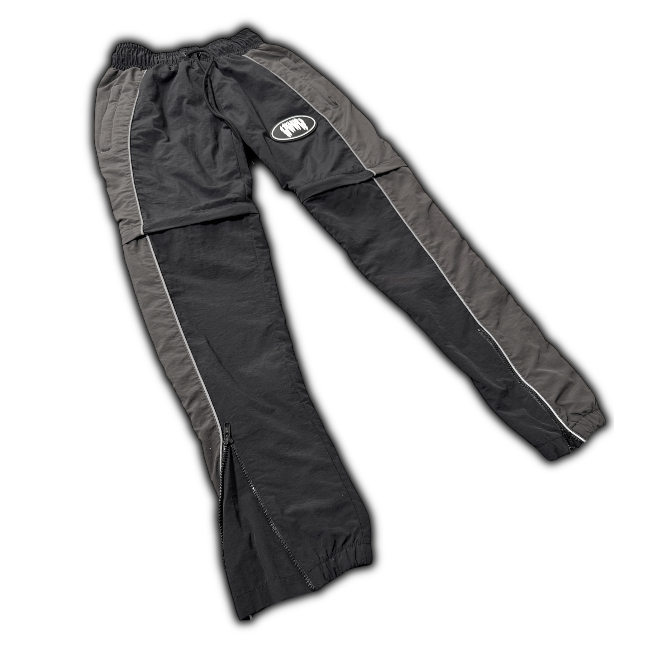 BLACK SMOKE 2 IN 1 SHELL SUIT