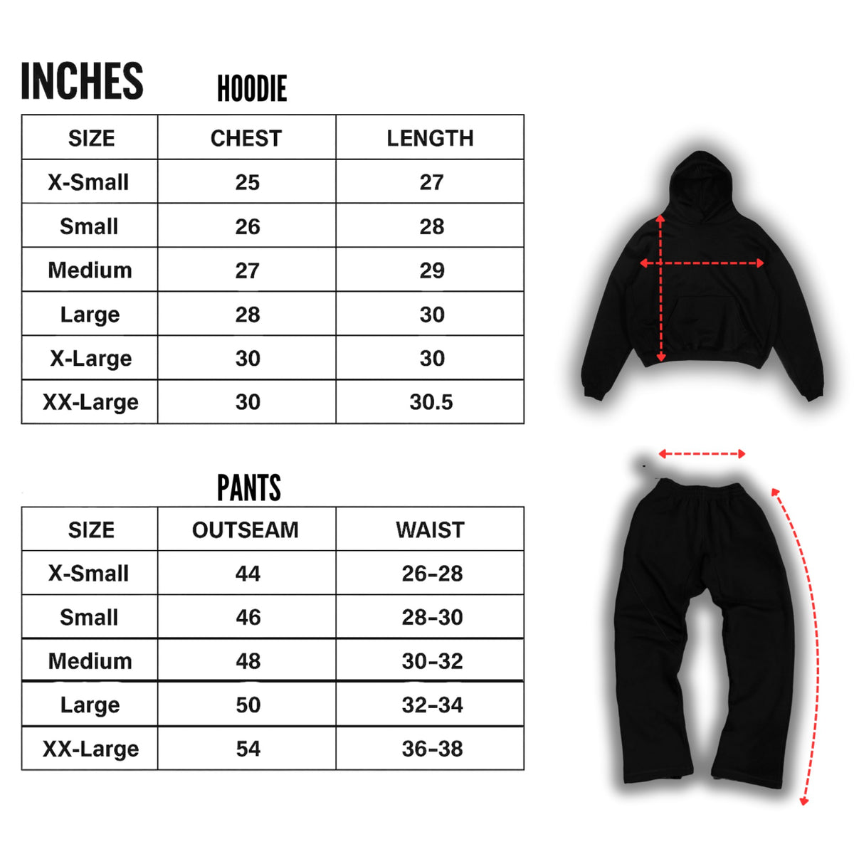 "DIRTY SNOW" CRYSTALIZED SWEATSUIT