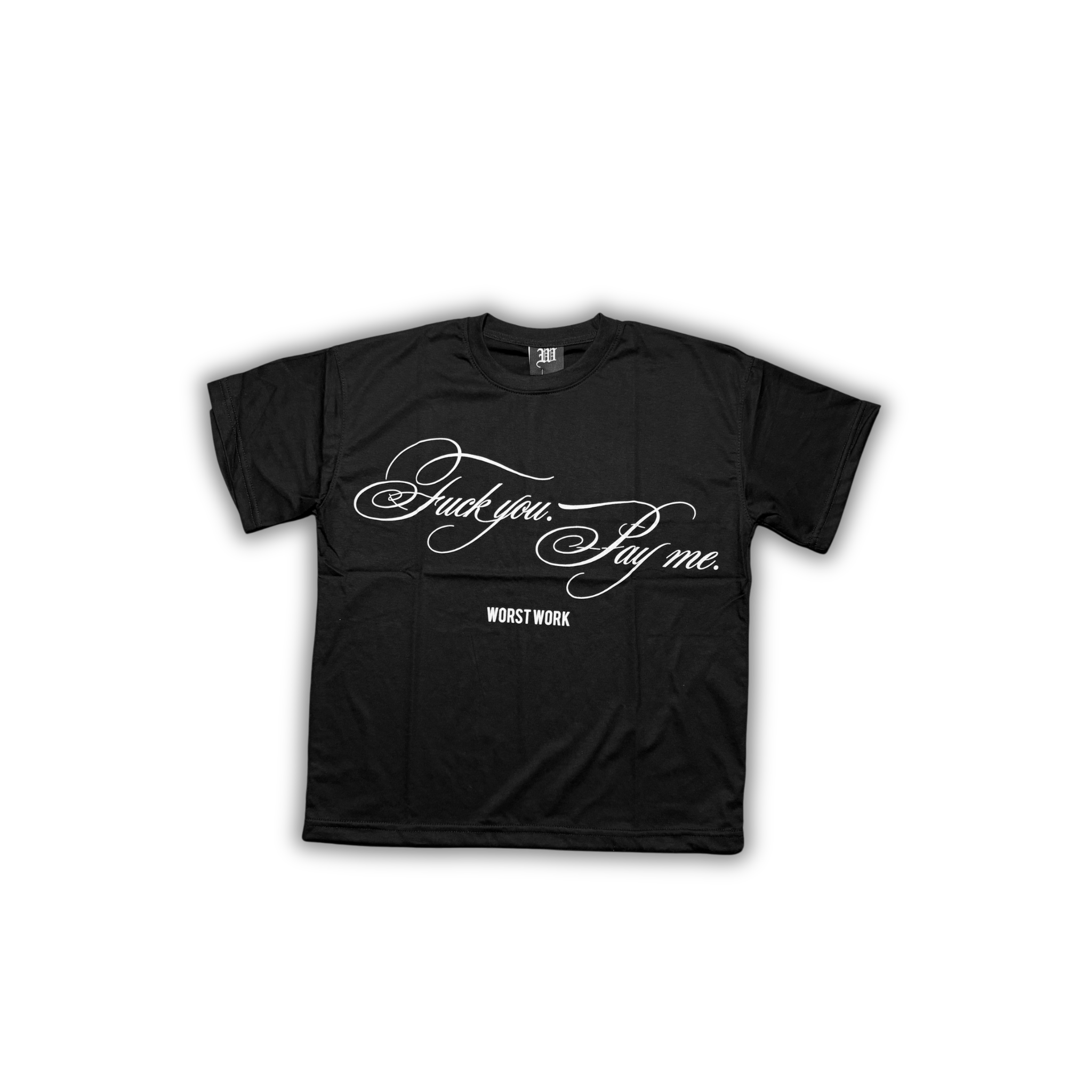 "OVERDUE" TEE - BLACK